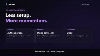 StartFast: Launch Your SaaS Faster with a Next.js Starter Kit