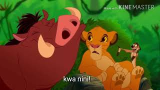 Hakuna Matata In Swahili Version