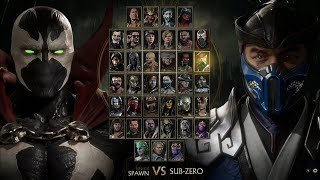 Spawn Vs Sub-Zero Mortal kombat 11 #videojuegos #gameplays
