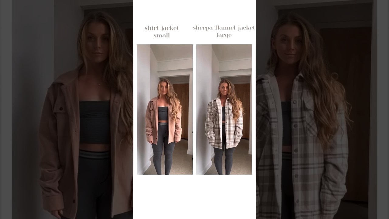 p’tula active shirt jacket vs sherpa fleece jacket 🫶🏼 discount code : katherine ✨