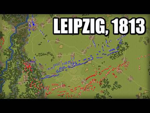 The Battle of Leipzig (1813), RECREATED! - Lines of Battle