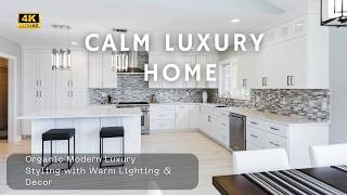 Timeless White & Wood Interiors 2026 | Organic Modern Luxury Styling with Warm Lighting & Decor