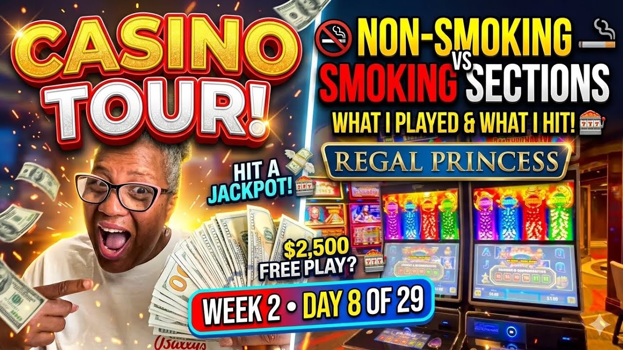 Full Regal Princess Casino Tour + What I Played & Hit! 🎰💰