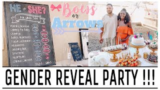 Gender Reveal Party! 2018 VLOG #1 (Bows or Arrows Themed Party)