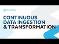 Webinar: Continuous Data Ingesting & Transformation