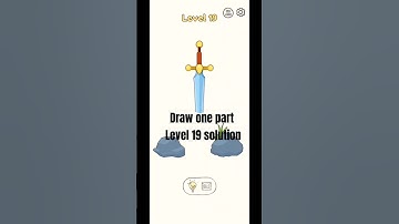 Draw one part level 19 Walkthrough easy and fast solution #dop #drawonepart  #shorts