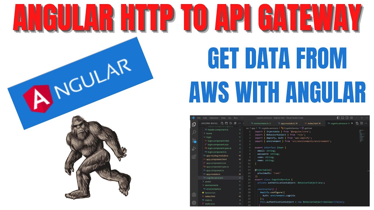 Angular: How to Get Data from AWS (no auth) - YouTube