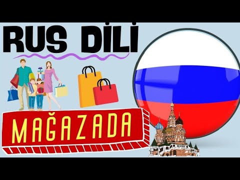 🇷🇺 Rus Dili danışıq dərsi | MAĞAZADA / ALIŞ-VERİŞ | Rus Dili #19