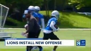 Lions install new offense