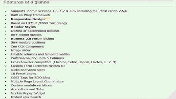 Fontaine  Clean Responsive Joomla Template