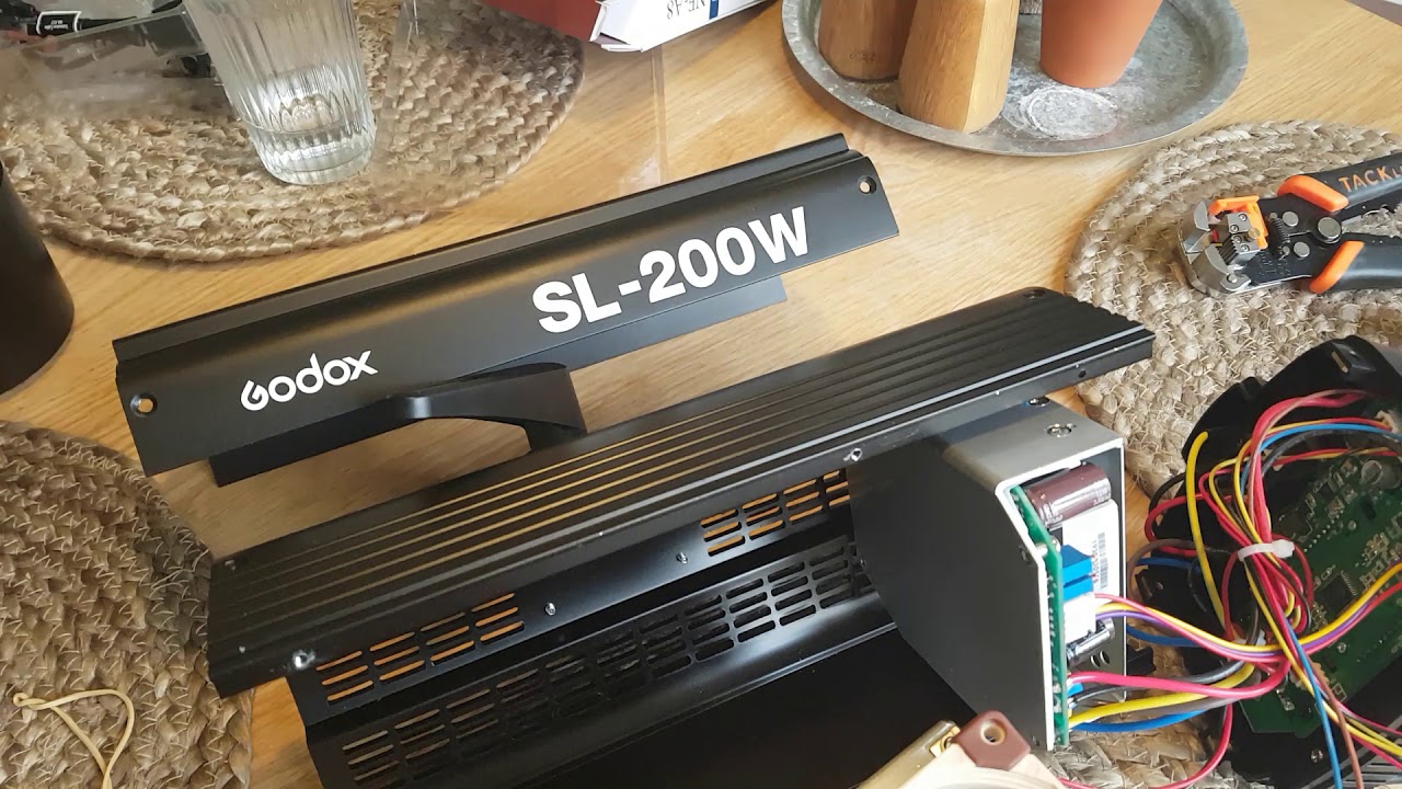 Godox SL-200W fan upgrade with Noctua NF-A8 ULN fans