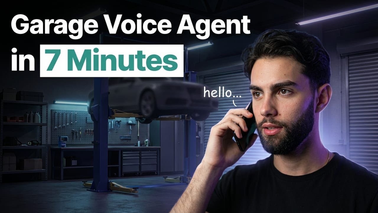 AI voice agent for garage bookings screenshot