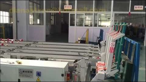 Automatic glass loading machine for double edging line