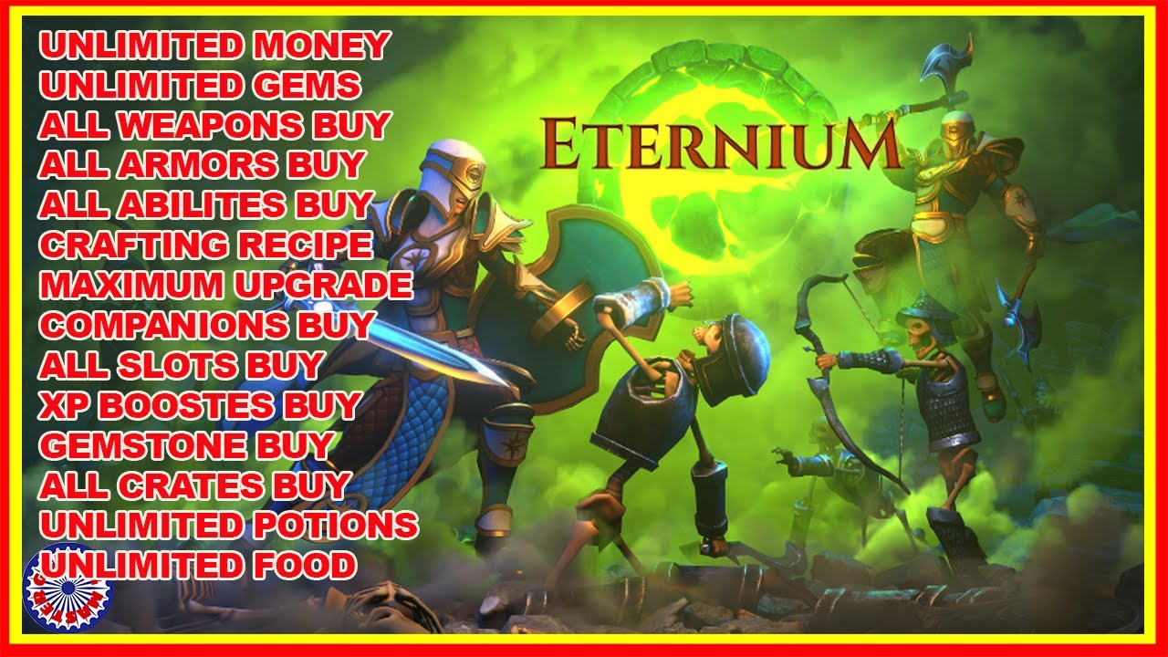 ETERNIUM MOD APK v1.44.34 (UNLIMITED MONEY/GEMS/WEAPONS) GAMING MASTER