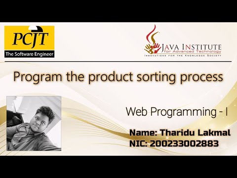 Program the product sorting process (Task 21)