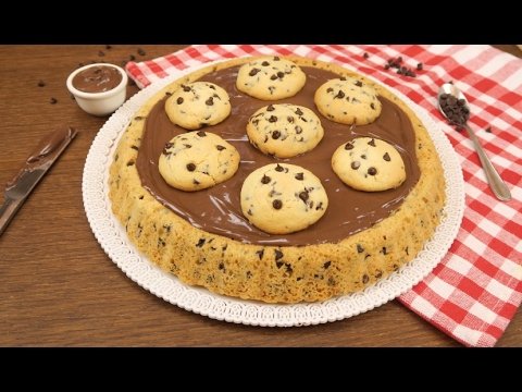 Chocolate chip cookie pie: easy, quick and super tasty!