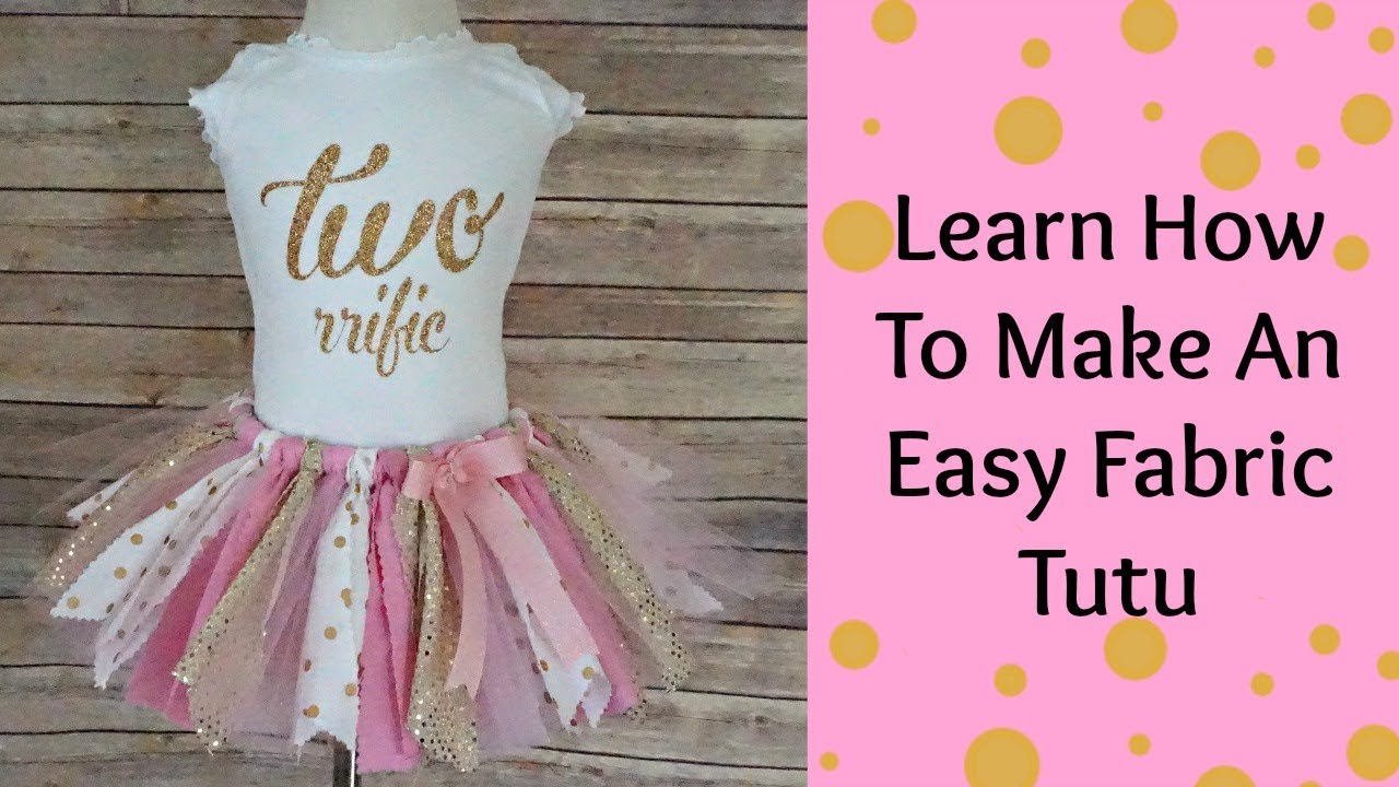 How to make a tutu no sewing