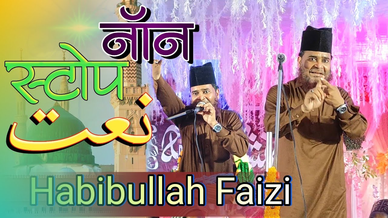 Non stop naat by Habibullah faizi in Shahansahe madina conference Raghunyadih !