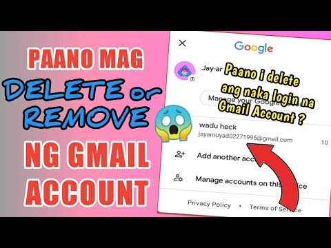 Video: Paano mo tatanggalin ang pangalawang email account sa Android?