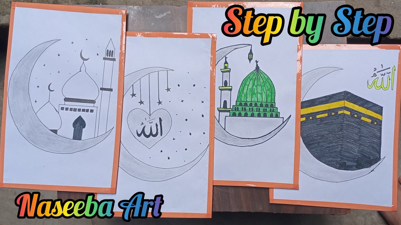 12 rabi ul awal craft ideas ✨️🕋✨️ rabi-ul-awal art Activity #12rabiulawalstatus #trendingshorts #yt.
