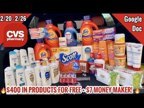 CVS Free & Cheap Couponing Deals & Haul For This Week | 2/20 – 2/26 | $400 FOR FREE + $7 PROFIT 🙌🏽