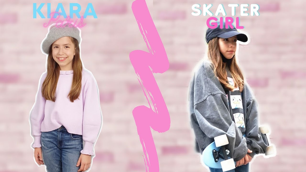 Kiara Paris Page De Garde JE ME TRANSFORME EN UNE SKATER GIRL 😅😊 // KIARA PARIS 🌸 - YouTube