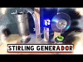 Stirling (potente) Generador energía ⚡️⚡️