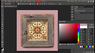 How to Use the Rustic Square Wood Frame Mockup | Photopea & Photoshop Tutorial