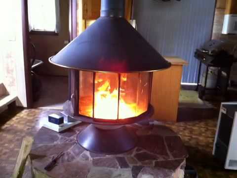 Malm Fireplace at the cabin  YouTube