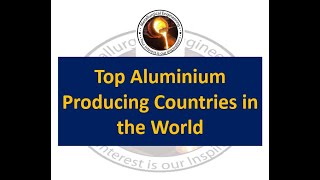 Top Aluminium Producing Countries in the World||2021