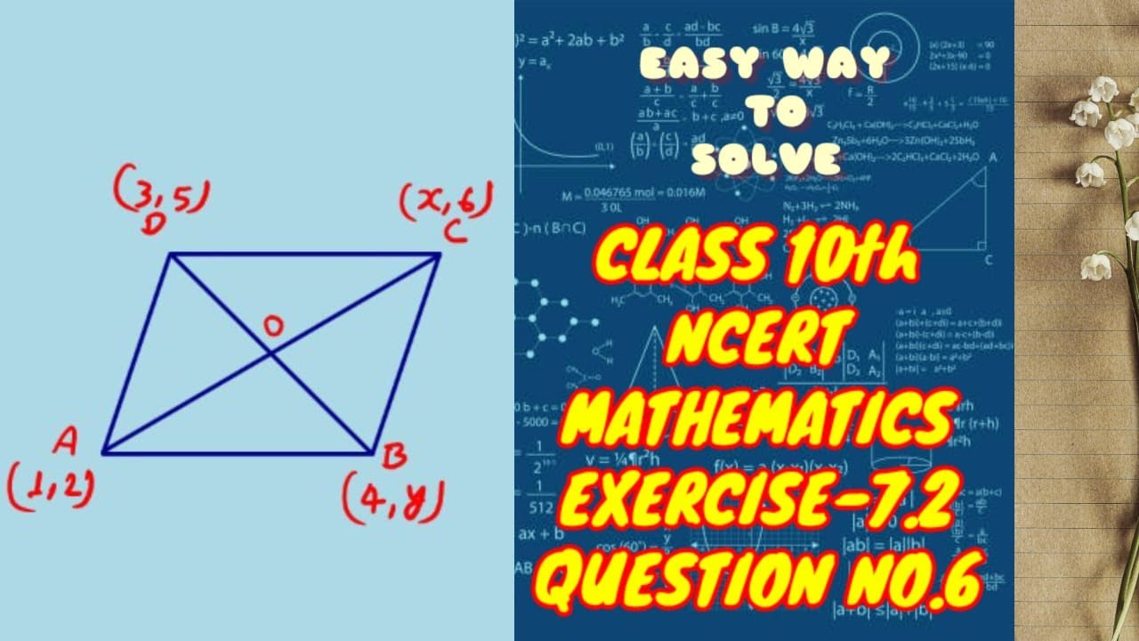 SOLUTION of Class 10th Mathematics (NCERT) , (COORDINATE GEOMETRY ...