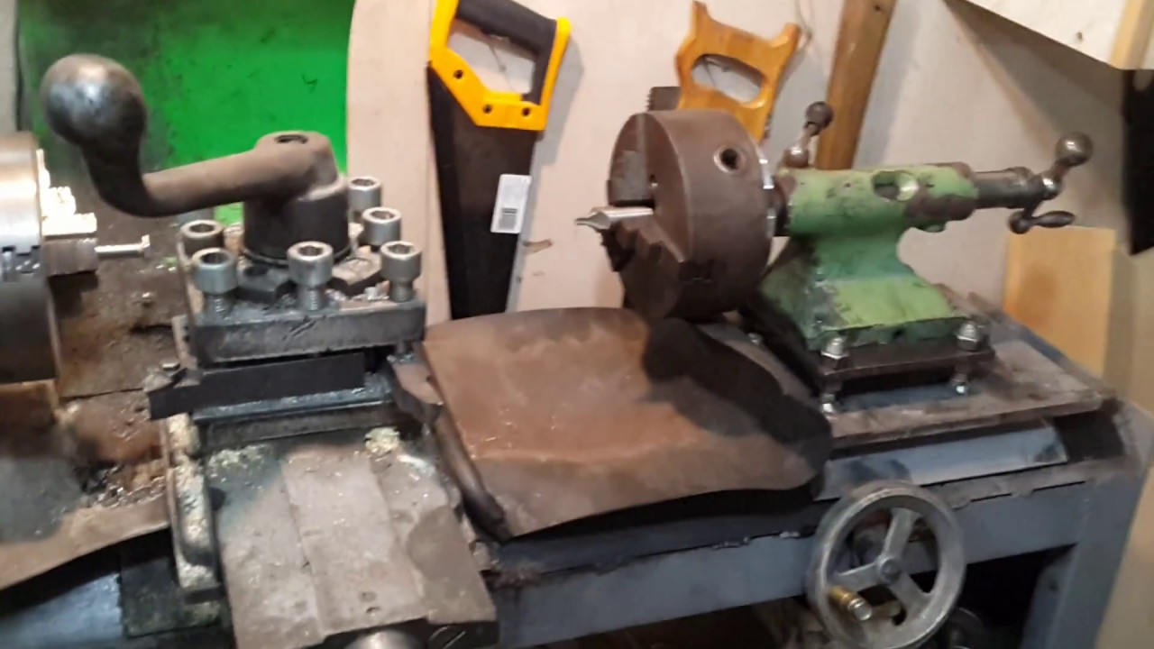 Мой самодельный токарный станок . Задняя бабка.My homemade metal lathe