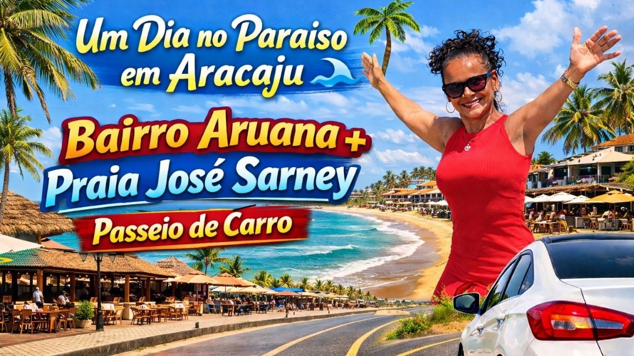 🔥 NÃO ESPERAVA ENCONTRAR ISSO EM ARACAJU! 😱 Passeio pela Aruana e Praia do Sarney