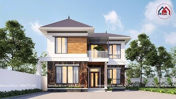 Kiến Trúc 365 - Mẫu nhà mái nhật 2 tầng phong cách hiện đại độc nhất tại Hà Nội