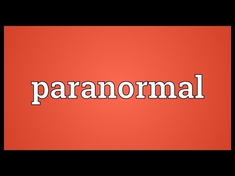 Paranormal Meaning