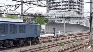 吹田タ(吹貨西)構内　入換　EF66 127号機[吹]+EF64 1047号機[愛]
