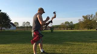 Bowtech realm X at 140 yards 6 arrows