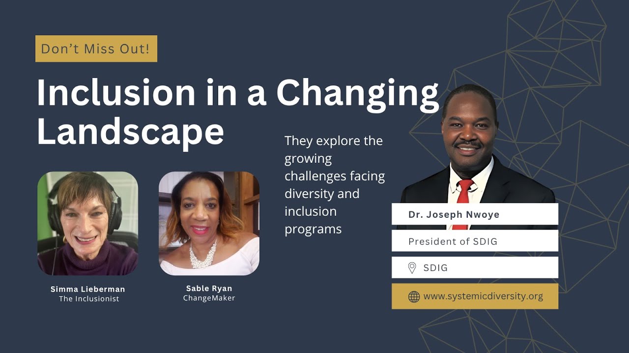Inclusion in a Changing Landscape - YouTube