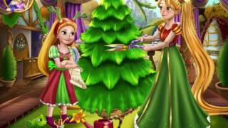 Disney Princess Rapunzen Mommy Christmas Tree Decorating Kidsgame screenshot 1