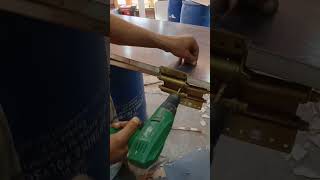 Double Action Spring Hinge #furniturevideos  #doorinstallation #doorhingefuniture