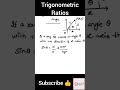 Trigonometric Ratios #maths #trigonometry #trendingshorts #education.
