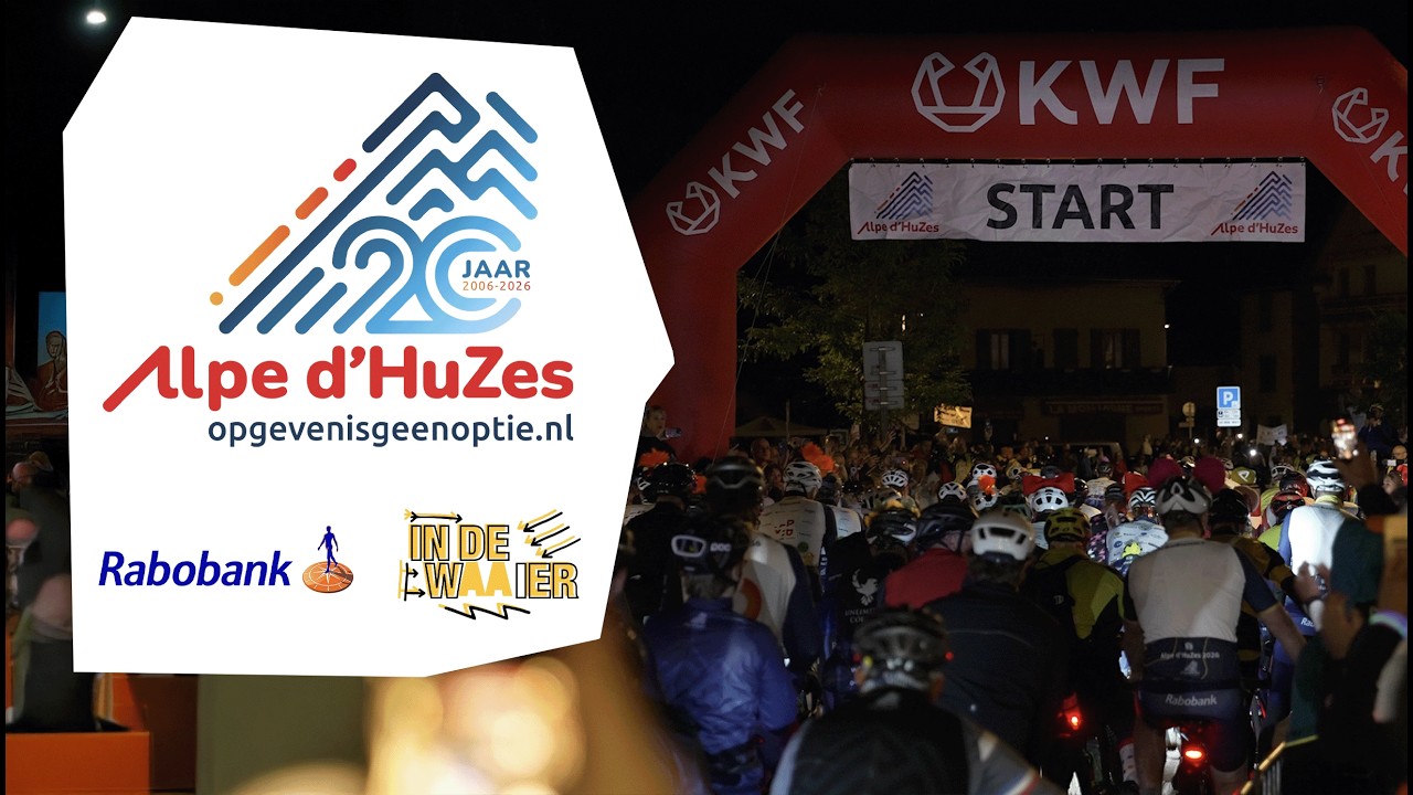 De Alpe d'HuZes 2026 is van start! | In De Waaier