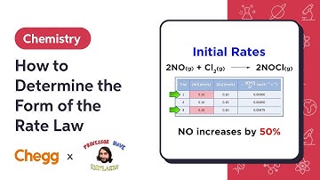 How to Determine the Form of the Rate Law | Professor Dave & Chegg Explain