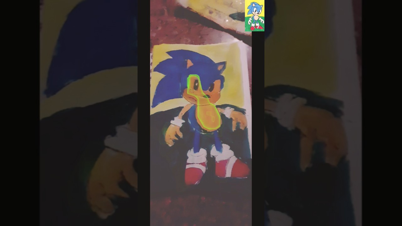 sonic drawing video 