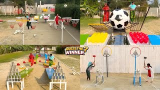 Last Moment Changed Everything 😱| Village People Football with Balloon Pop Game 🔥/ Sahil Challenge