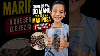 👉 Ele encontrou uma mariposa… olha o final 😱