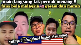 Main Langsung Tak Pernah Menang ! Fans bola Malaysia Marah,Baiknya Ditukar Skuad Kucing | 🇲🇨Reaction