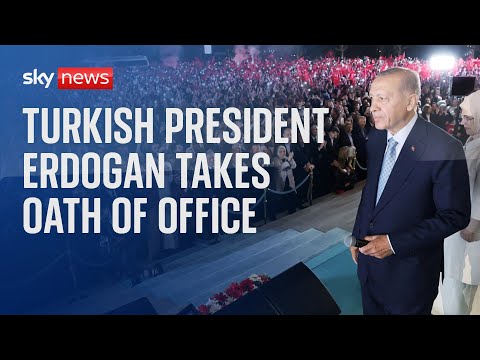 Watch live: Turkish President Recep Erdogan takes the oath of office in inauguration