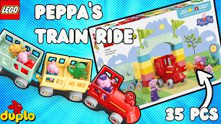 LEGO DUPLO Ep 72: Train Ride with Grandpa Pig 10466 (unboxing & building)