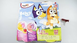 Unboxin Doxin - Yoplait Bluey Yogurt Raspberry And Strawberry Banana